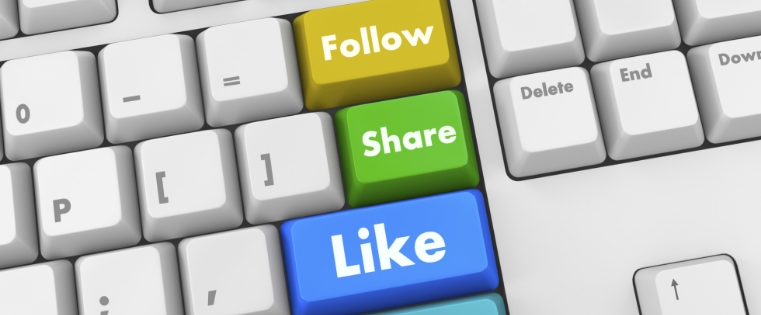 Add Facebook social media buttons to your blog and website.